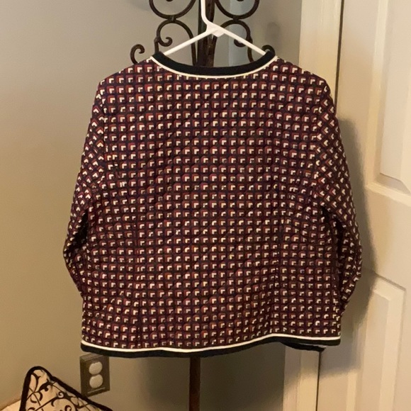 Talbot’s Women’s Reversible ZipUp Jacket. Size Petites Large - Picture 5 of 5